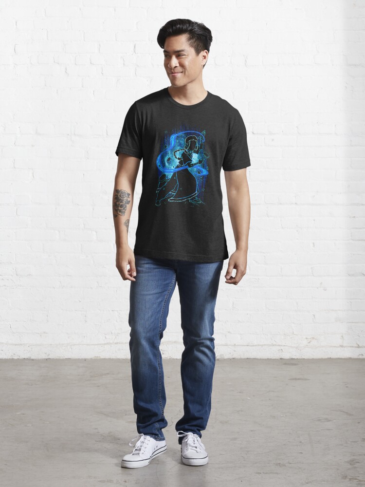 Thumbnail 5 of 7, Essential T-Shirt, Shadow of the Waterbender designed and sold by Donnie Art.