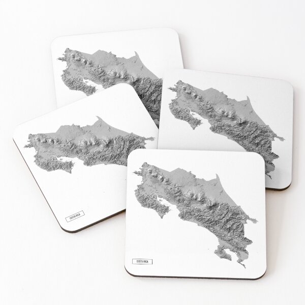 Item preview, Relief Map of Costa Rica designed and sold by ThinkAboutMaps.