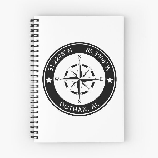 Item preview, Dothan, Alabama Geographical Coordinates designed and sold by TeeOhGraphics.