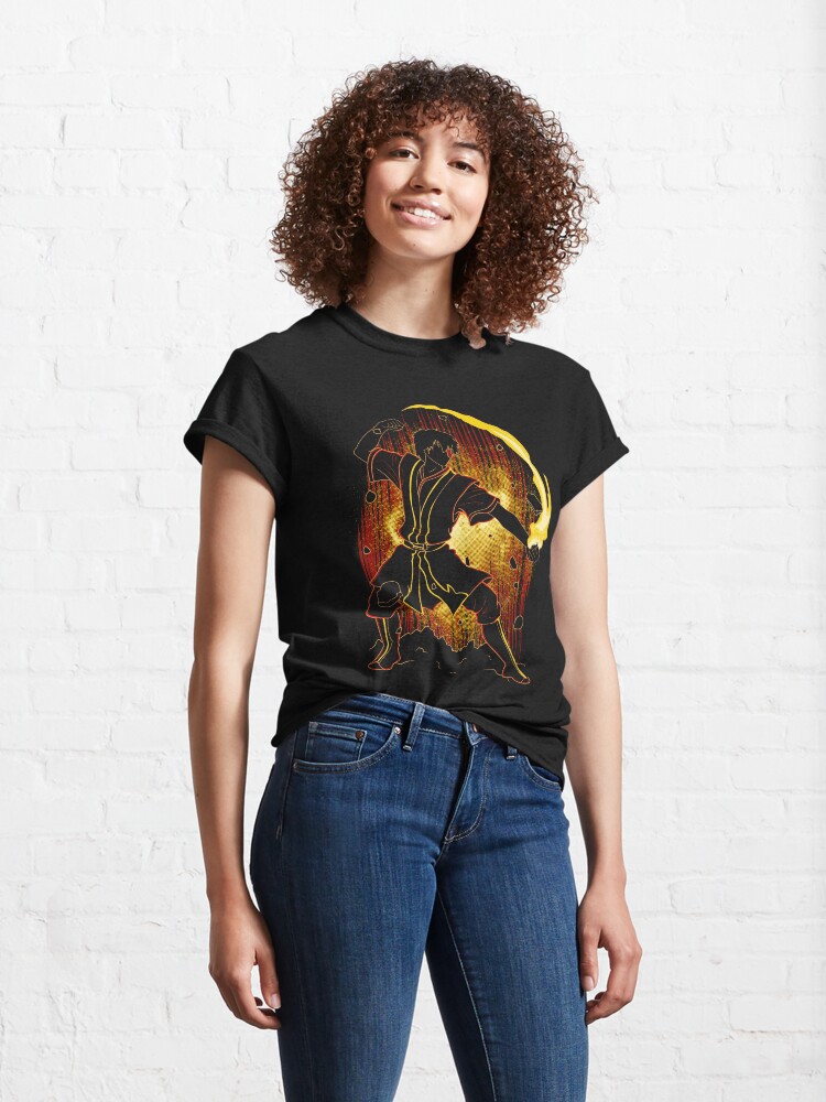 Alternate view of Shadow of the Firebender Classic T-Shirt