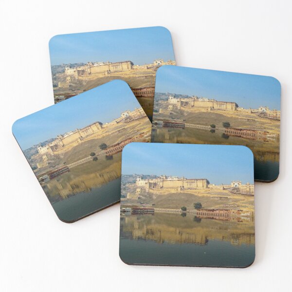 Item preview, Beautiful Amber Fort reflected in Maotha Lake designed and sold by cuisinecat2.