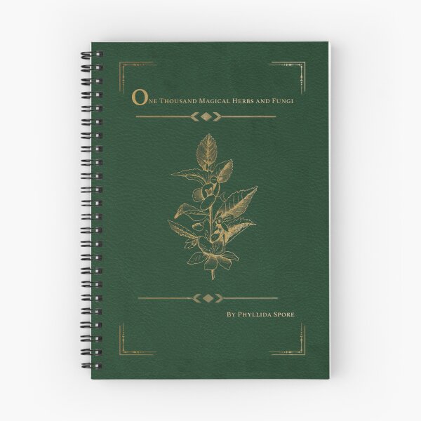 Item preview, 'One Thousand Magical Herbs and Fungi' Journal designed and sold by chemicalpixie.