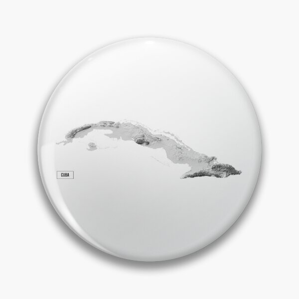 Item preview, Relief Map of Cuba designed and sold by ThinkAboutMaps.