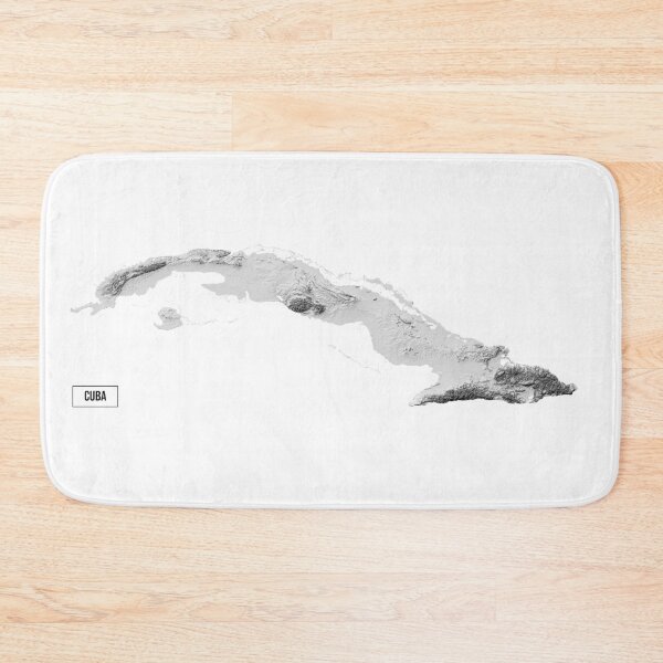 Item preview, Relief Map of Cuba designed and sold by ThinkAboutMaps.