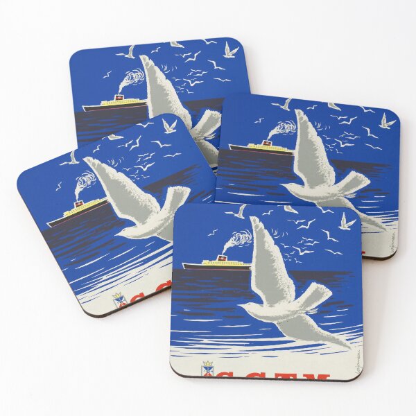 Item preview, SGTM Marseille vintage travel poster designed and sold by stickart-marek.
