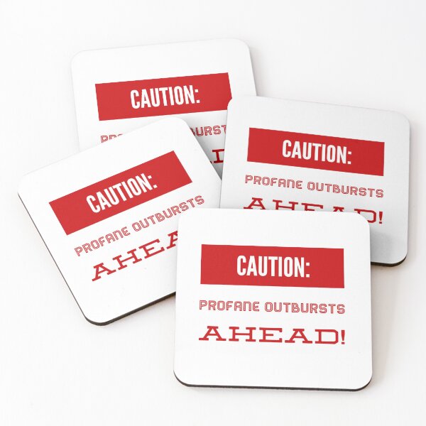 Item preview, Caution:  Profane Outbursts Ahead! designed and sold by OfferHeat.