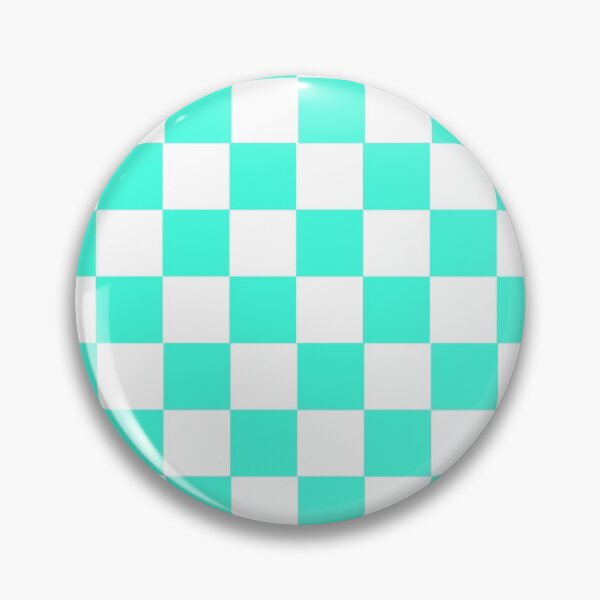 Item preview, classic neon blue / green checkered print  designed and sold by justformyself.
