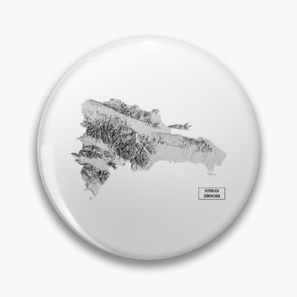 Item preview, Relief Map of República Dominicana designed and sold by ThinkAboutMaps.