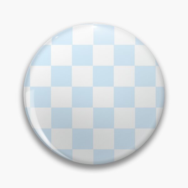 Item preview, classic pastel blue checkered print  designed and sold by justformyself.