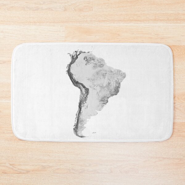 Item preview, Relief Map of South America - América do Sul designed and sold by ThinkAboutMaps.