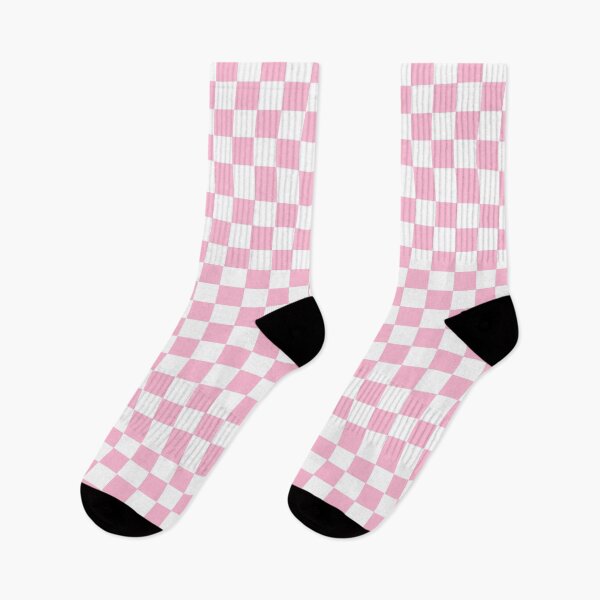 Item preview, classic pastel pink checkered print  designed and sold by justformyself.