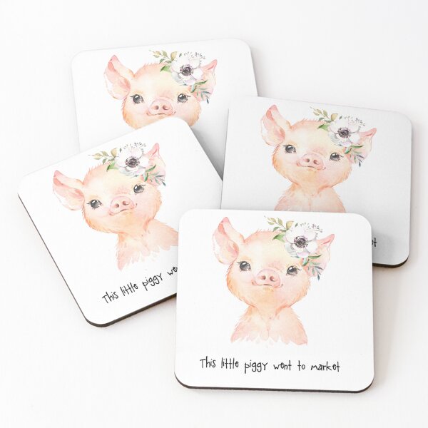 Item preview, This little piggy went to market designed and sold by Wildflower Loft.
