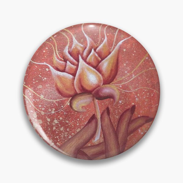 Item preview, Lotus in Hand Blooming Flower Painted by Nowlove Art designed and sold by nowloveart.
