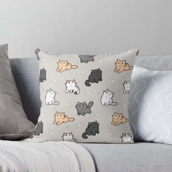 Item preview, Kittens and fish pattern  designed and sold by sivelobanova.