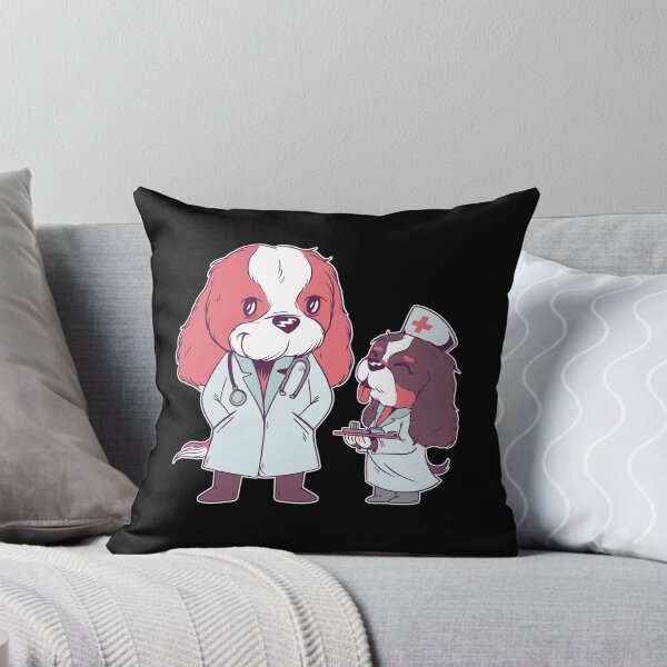 Item preview, Dogtor Dog and Nurse Reusable Cloth Face Mask designed and sold by CJ-Trendy-Stuff.