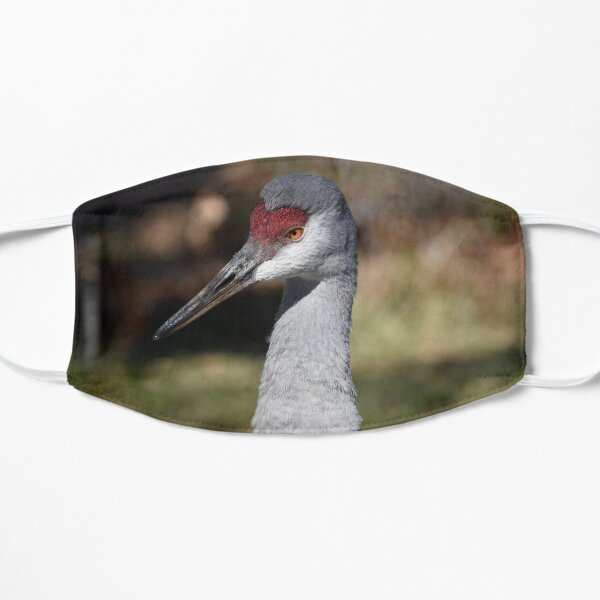 Sandhill Crane at the Maryland Zoo Flat Mask