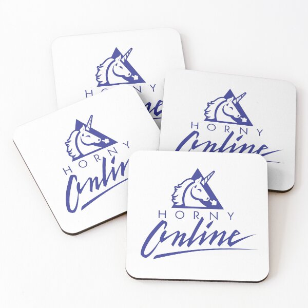 Item preview, Horny Online Unicorn Logo designed and sold by ctkrstudio.