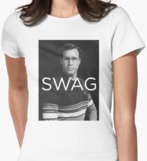 Will Ferrell SWAG Women's Fitted T-Shirt