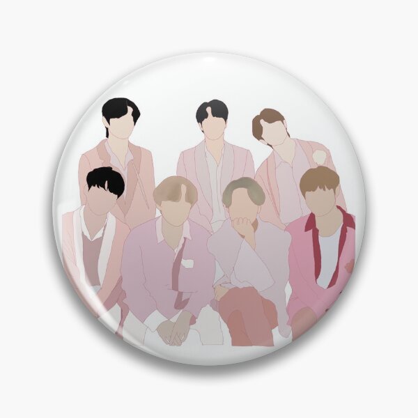 Item preview, BTS FESTA 2020: PINK OT7 designed and sold by BlurryYulli.