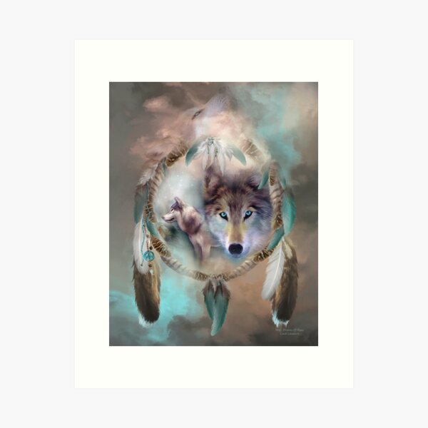 Item preview, Wolf - Dreams Of Peace designed and sold by Carol  Cavalaris.