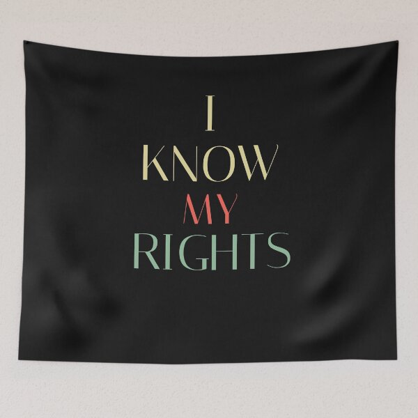 Item preview, I Know My Rights  designed and sold by walidsam07.
