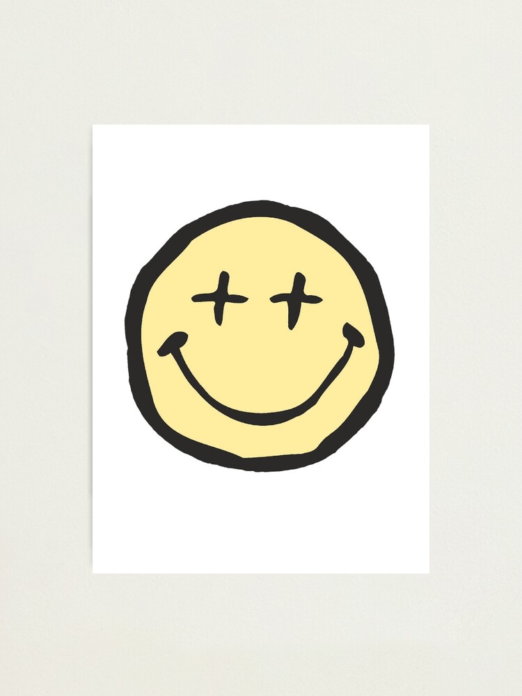 "x eyes smiley face" Photographic Print by savannahjung1 Redbubble