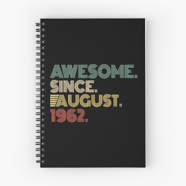 Item preview, Awesome Since August 1962 58th Birthday Gift 58 Years Old Vintage August 1962 designed and sold by nana1099.