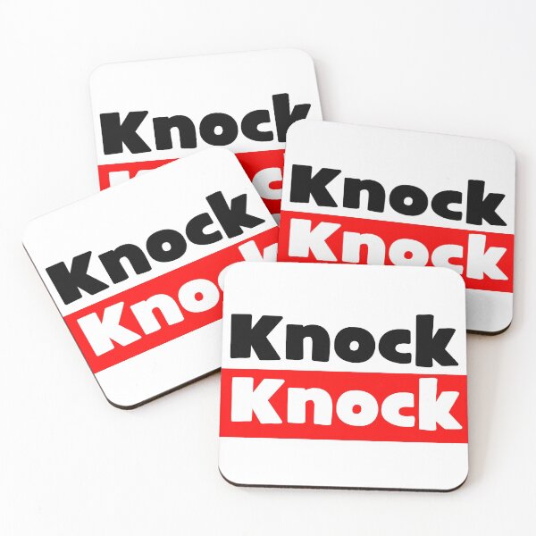 Item preview, Knock Knock on white designed and sold by MixdWerdz.