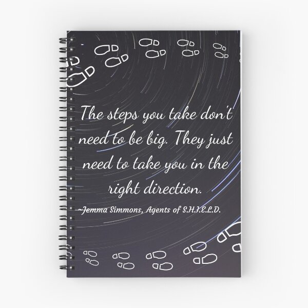 Item preview, The steps you take black and white designed and sold by writeandrelax.