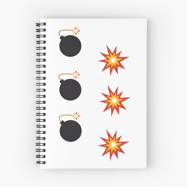 Item preview, Explosion bombs cartoon sticker pack  designed and sold by PrettyDesserted.