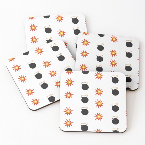 Item preview, Explosion bombs cartoon sticker pack  designed and sold by PrettyDesserted.