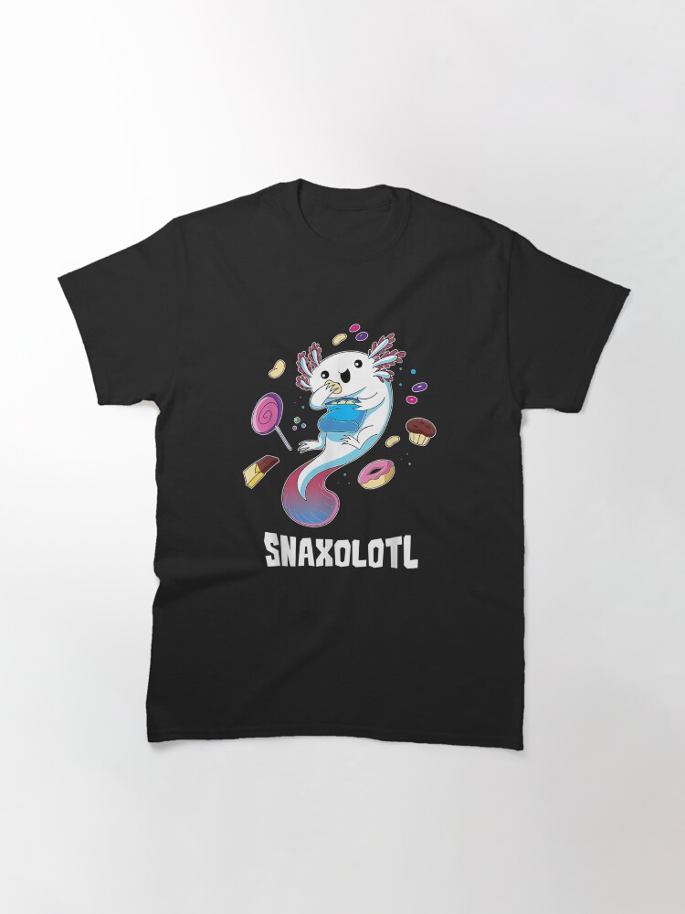 Alternate view of Snaxolotl Funny Kawaii Axolotl Food Lover Gift Classic T-Shirt