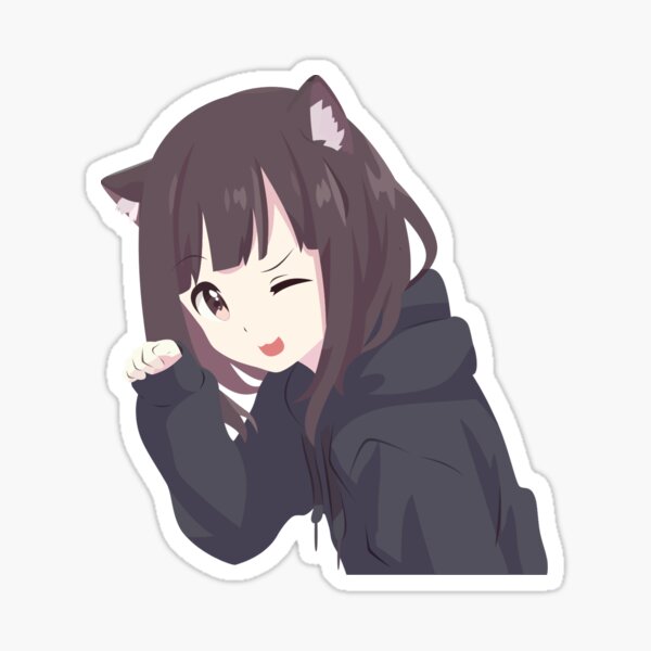 Menhera chan anime  Sticker for Sale by uisch