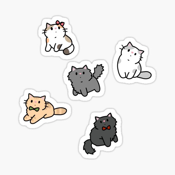 Item preview, Fancy kittens and fish pattern  designed and sold by sivelobanova.