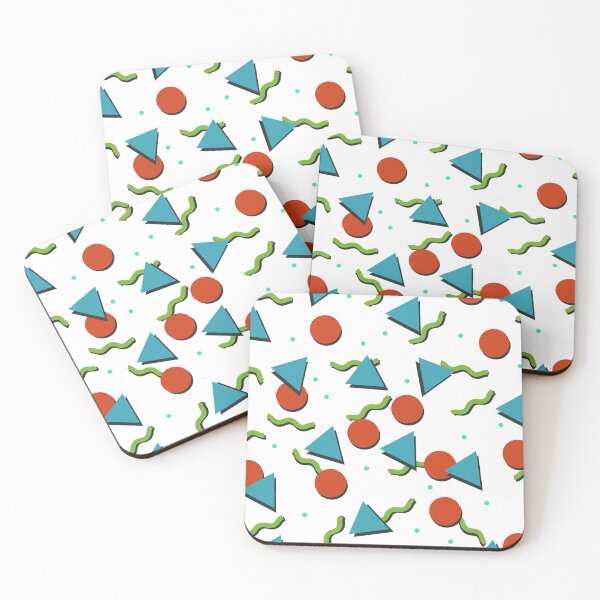 Item preview, 80's Space │ Pattern │ Shapes designed and sold by JoeClarkArt.