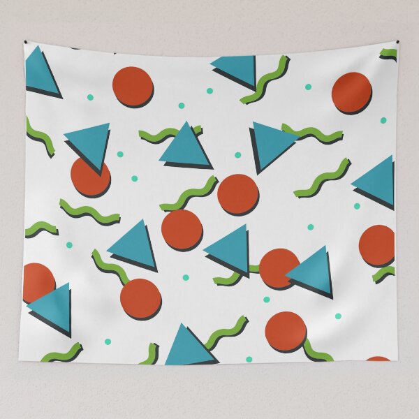 Item preview, 80's Space │ Pattern │ Shapes designed and sold by JoeClarkArt.
