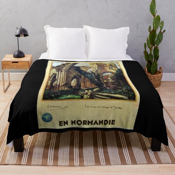 Artikelvorschau, En Normandie vintage travel poster entworfen und verkauft von stickart-marek.