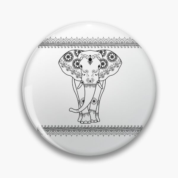 Item preview, Boho Elephant 1 designed and sold by TheWhiteRhyno.