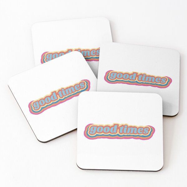 Item preview, Good times on Retro stripe background designed and sold by Alexandra Renee.