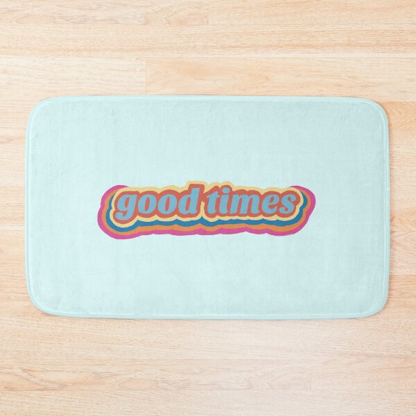 Item preview, Good times on Retro stripe background designed and sold by Alexandra Renee.