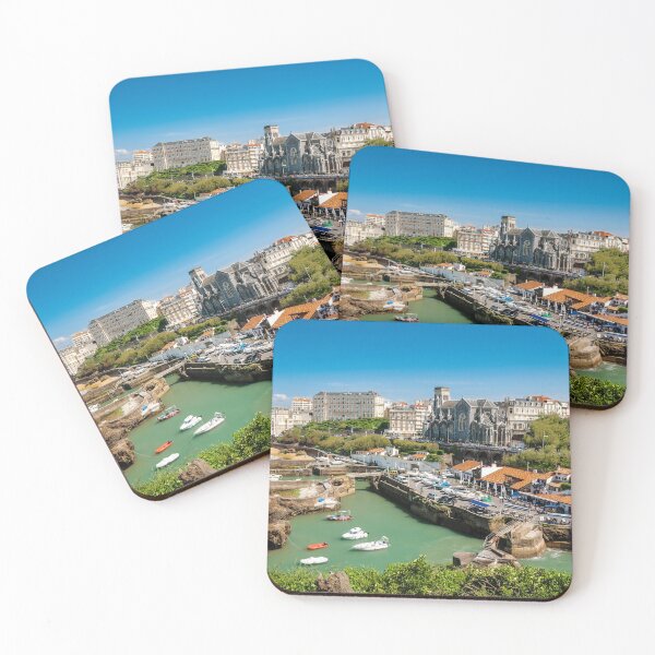 Item preview, Biarritz harbor and church designed and sold by Gaël FONTAINE.