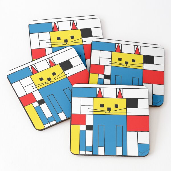 Item preview, Squares Cat designed and sold by Marinabobina.