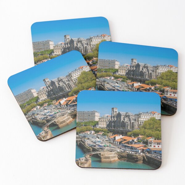 Item preview, Biarritz harbor and church designed and sold by Gaël FONTAINE.