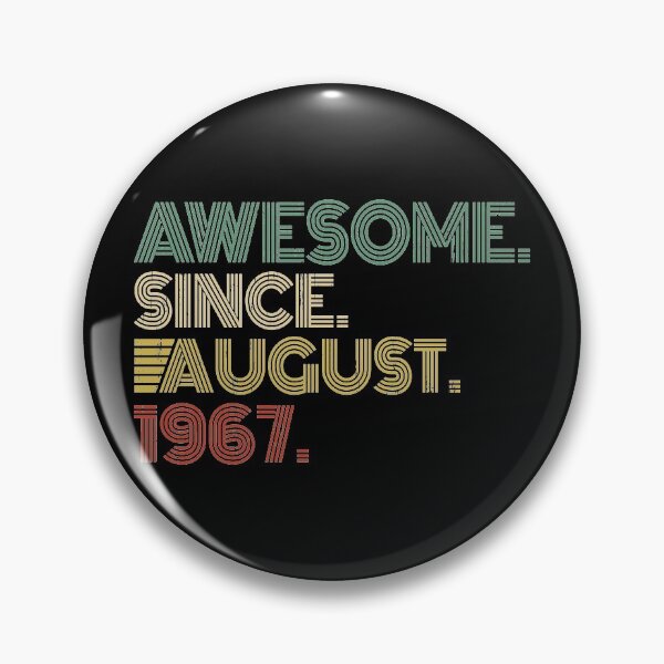 Item preview, Awesome Since August 1967 53rd Birthday Gift 53 Years Old Vintage August 1967 designed and sold by nana1099.