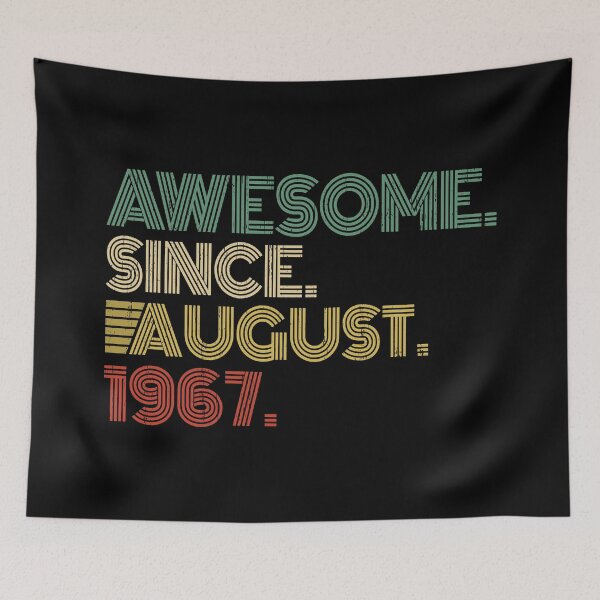 Item preview, Awesome Since August 1967 53rd Birthday Gift 53 Years Old Vintage August 1967 designed and sold by nana1099.