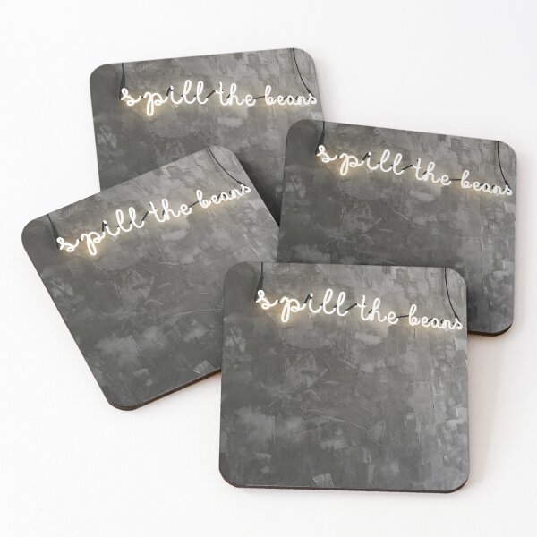 Item preview, Spill The Beans Neon Sign Minimal Cursive Aesthetic designed and sold by chelseapearl.