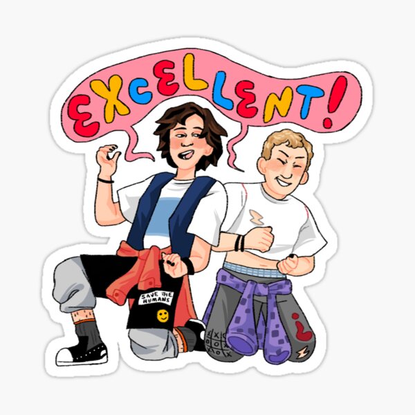 Bill and Ted Sticker