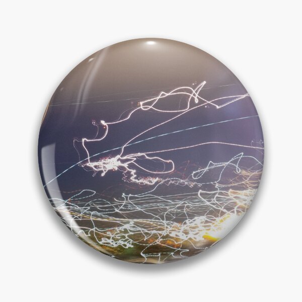 Item preview, Abstract Light Trails over Harbour designed and sold by metalbeifong.