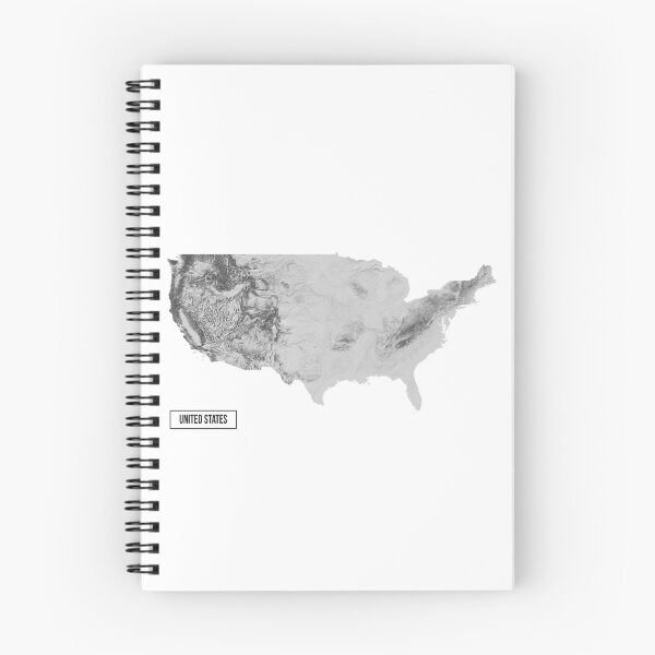 Item preview, Relief Map of the United States designed and sold by ThinkAboutMaps.