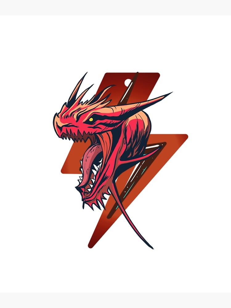 "Lightning dragon" Poster by Redbubble